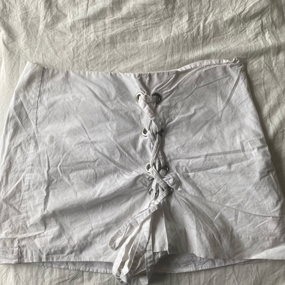 White Zara skirt